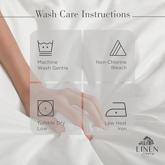 100% Cotton Bed Sheet Set - Twin XL - 3 Piece