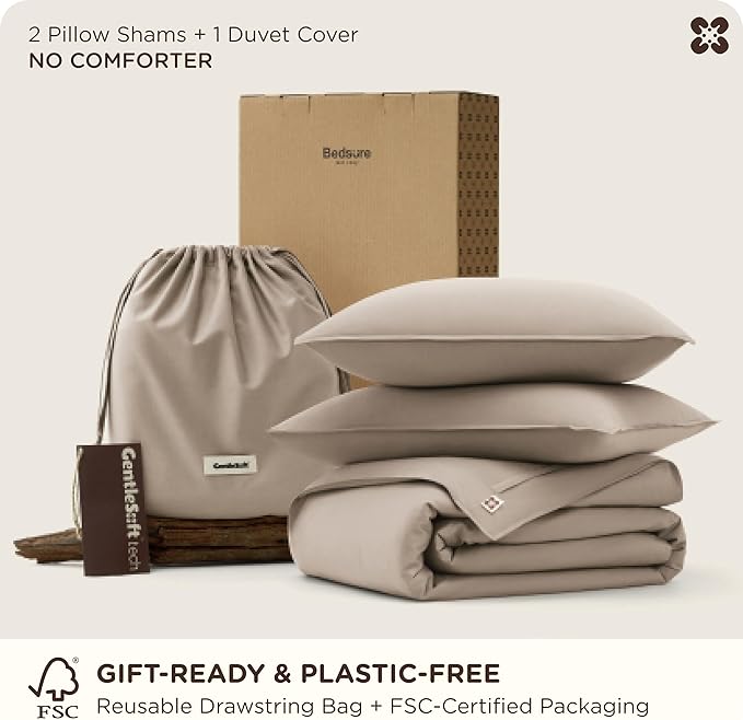 Bamboo Cooling Duvet Cover Set - Queen