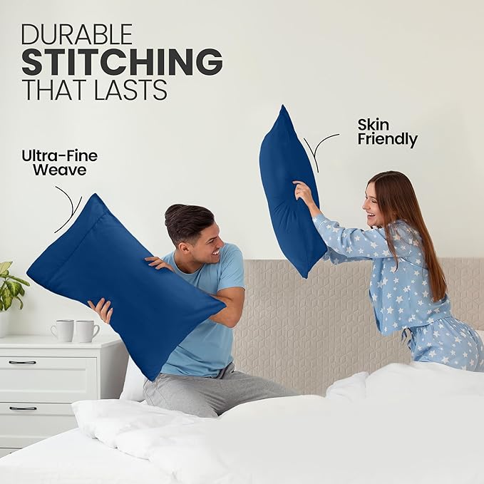 Microfiber Pillowcase Set - Queen - 20 x 30 in - 2 Pack