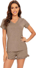 Bamboo Cooling Shorts Pajama Set - Short Sleeve - 2 Piece
