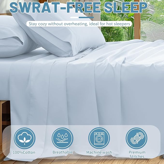 Bed Sheet Set - California King - 4 Piece