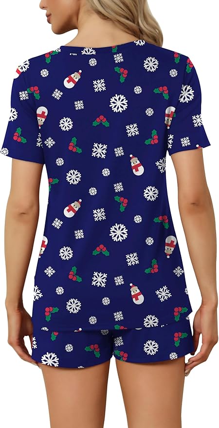 Women's Pajama Set - Short Sleeve - 2 Piece