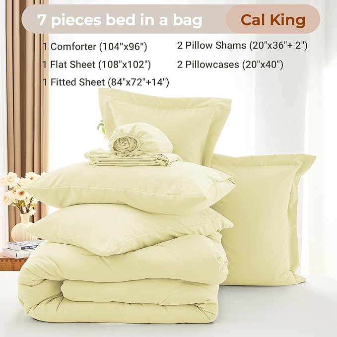 Comforter Set - California King - 7 Piece