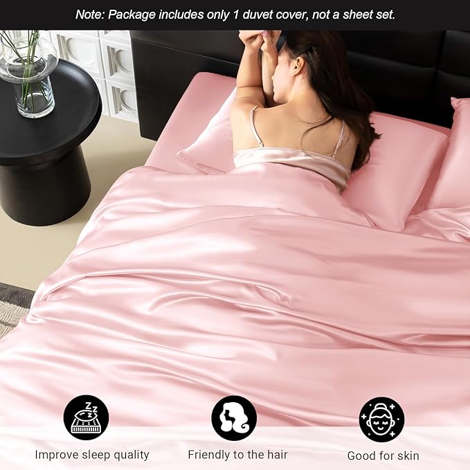 Mulberry Silk Cooling Duvet Cover - King
