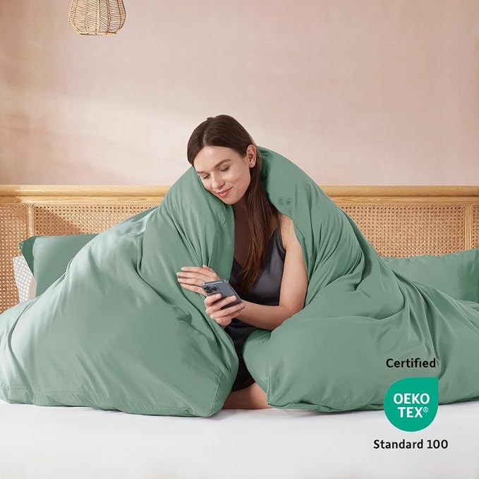 Duvet Cover Set - Queen - 90 x 90 in - 3 Piece