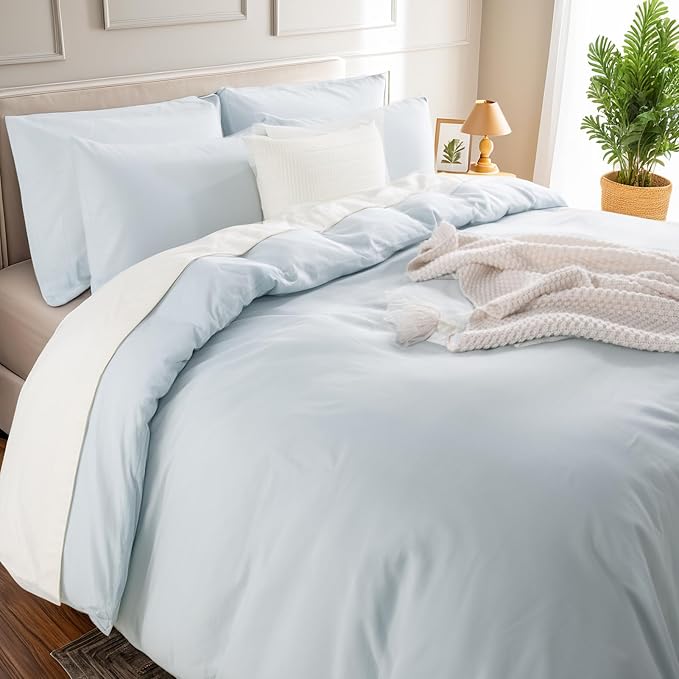 Linen Duvet Cover Set - Full - 3 Piece