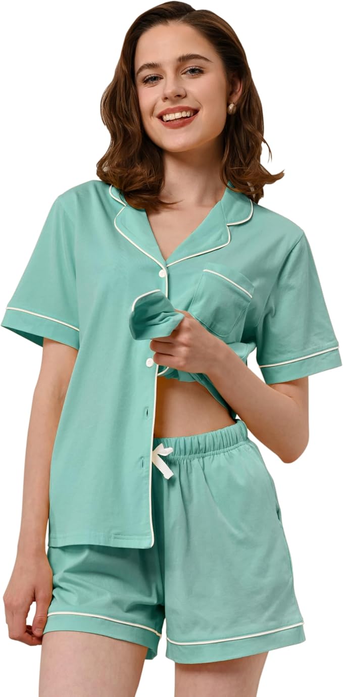 Women's 100% Cotton Pajama Set - 2 Piece