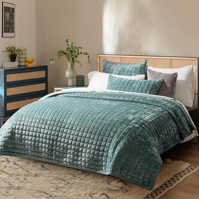 Velvet Quilt Set - Twin XL