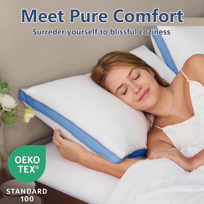 Down Alternative Bed Pillow - King - 2 Pack