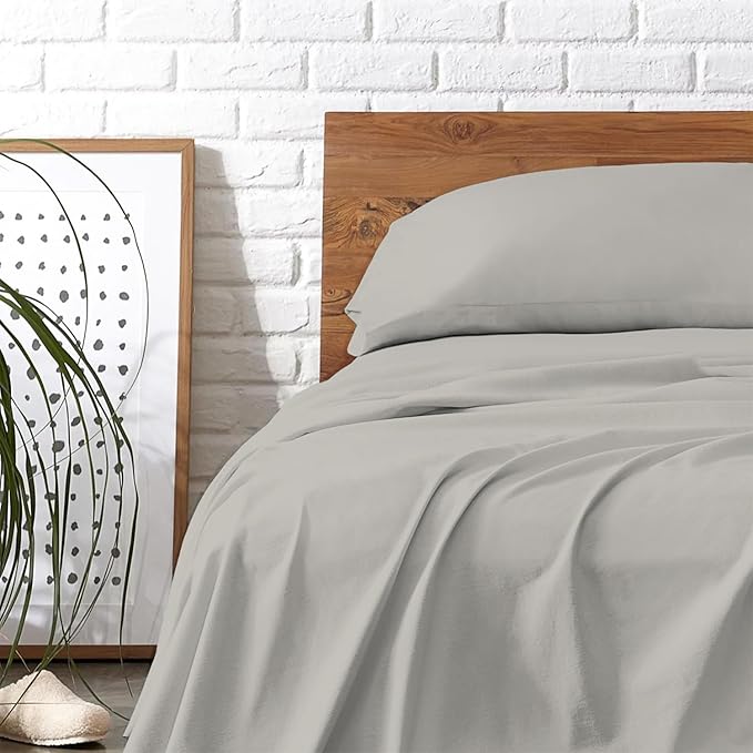 Linen Cooling Bed Sheet Set - Twin XL - 16 in Deep Pocket - 3 Piece