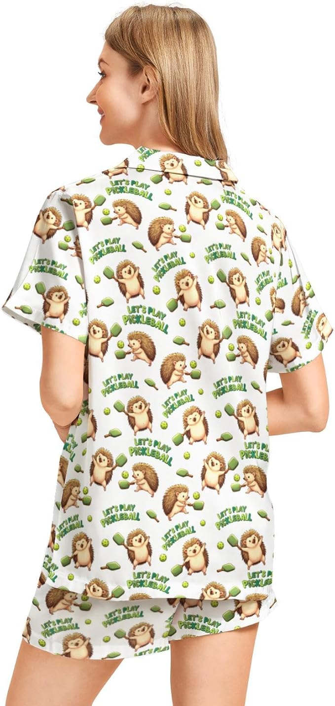 Women's Pajama Set - Short Sleeve - 2 Piece