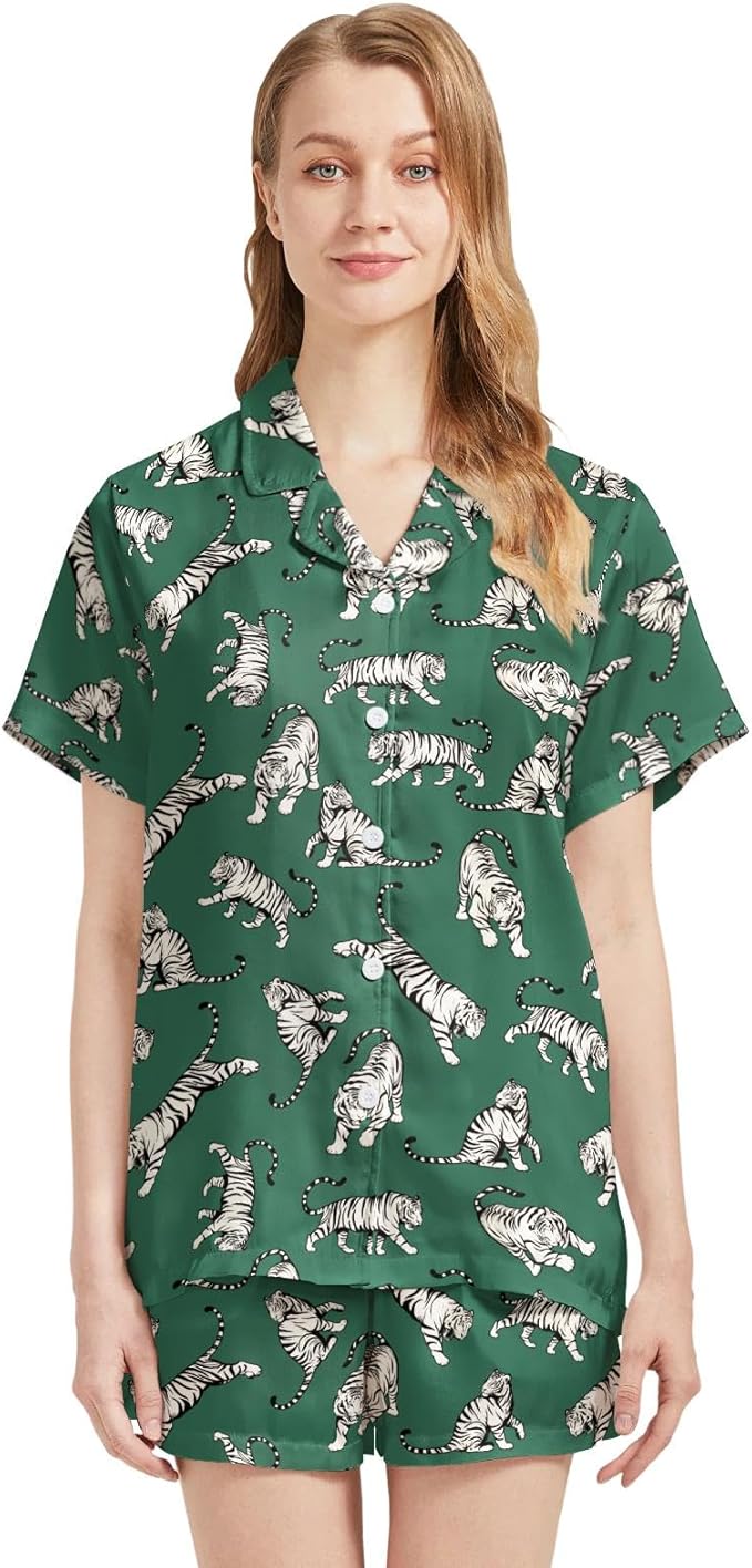 Women's Pajama Set - Short Sleeve - 2 Piece