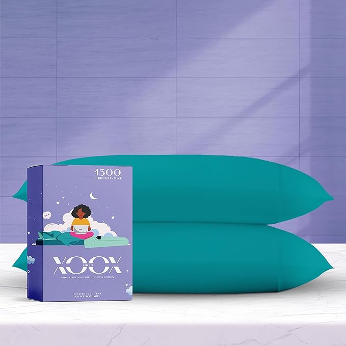 Linen Cooling Pillowcase Set - Queen - 2 Piece