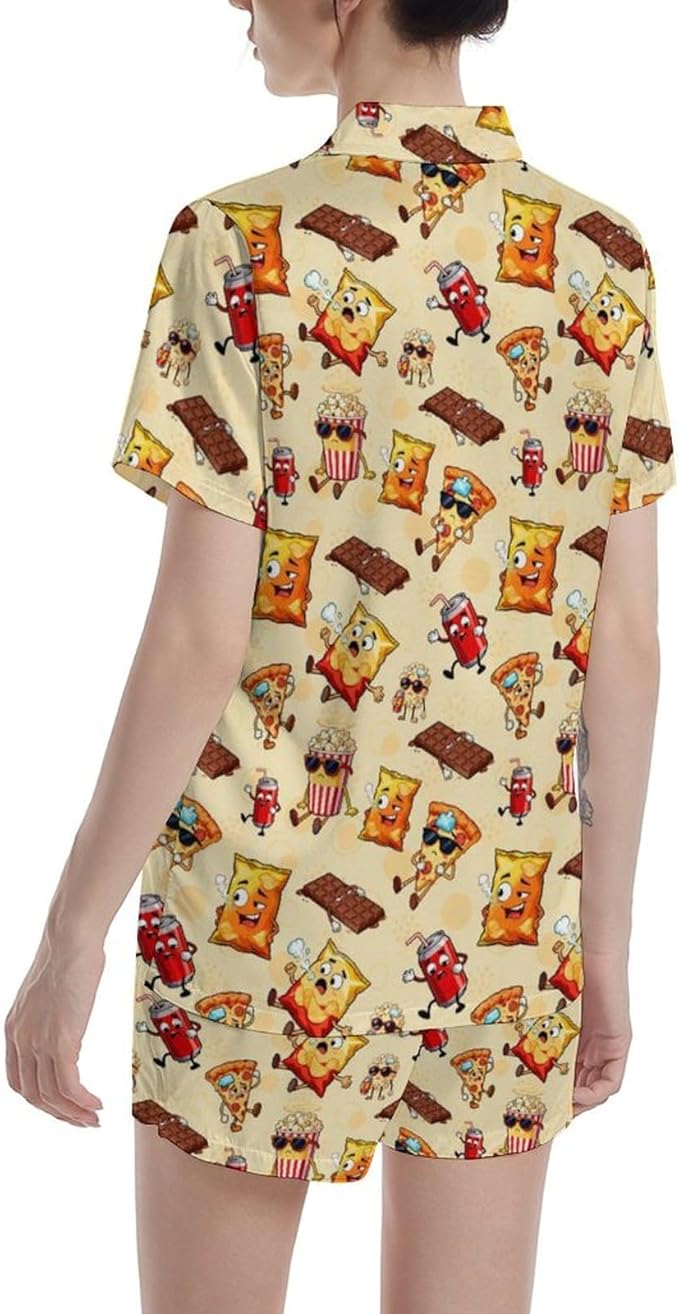 Women's Pajama Set - Short Sleeve - 2 Piece
