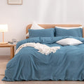 Linen Duvet Cover Set - King - 3 Piece