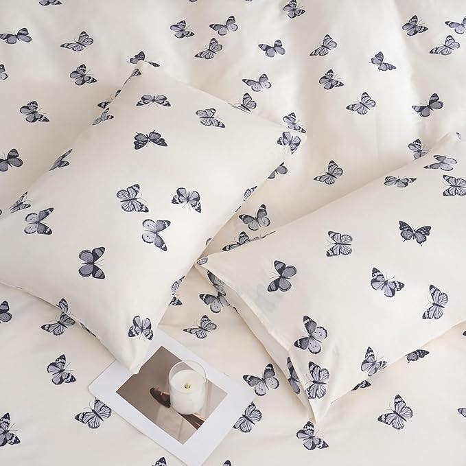 100% Cotton Duvet Cover Set - King - 3 Piece
