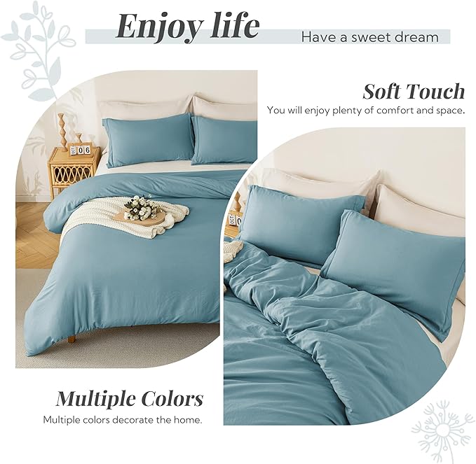 Microfiber Duvet Cover Set - 3 Piece