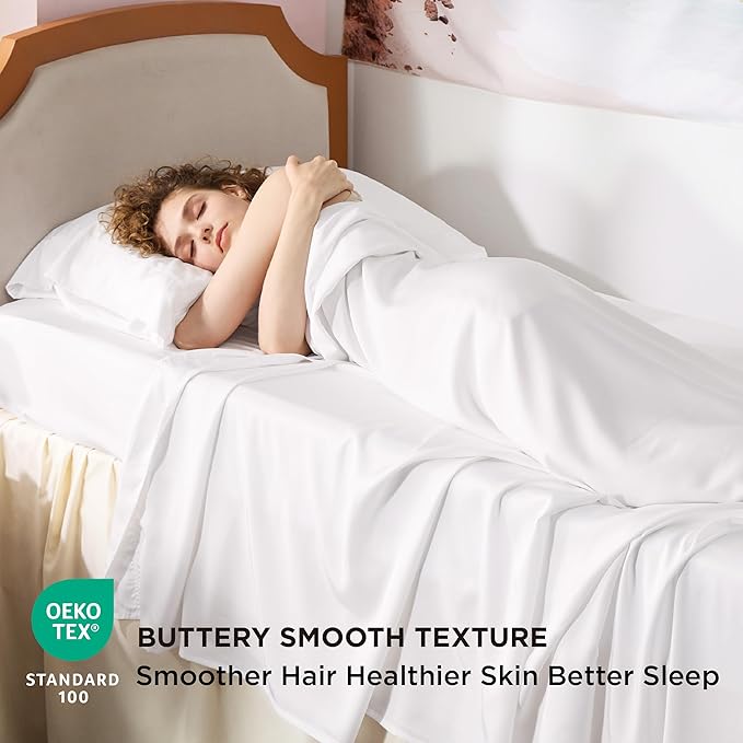 Bamboo Cooling Bed Sheet Set - Twin XL