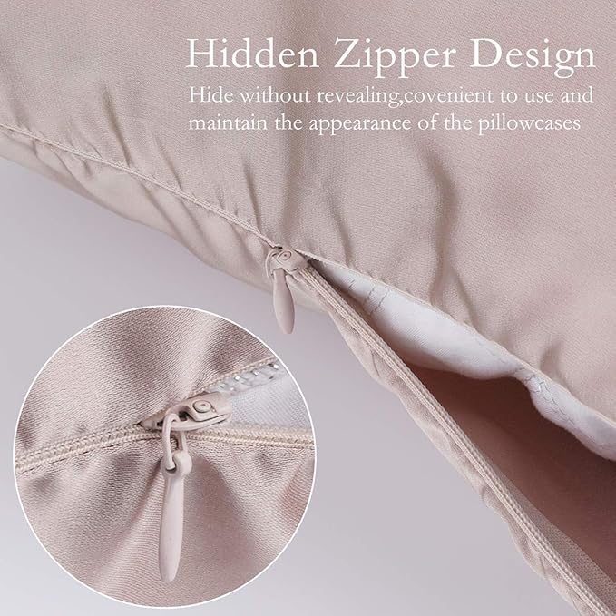 Mulberry Silk Hypoallergenic Pillowcase Set - King - 2 Pack