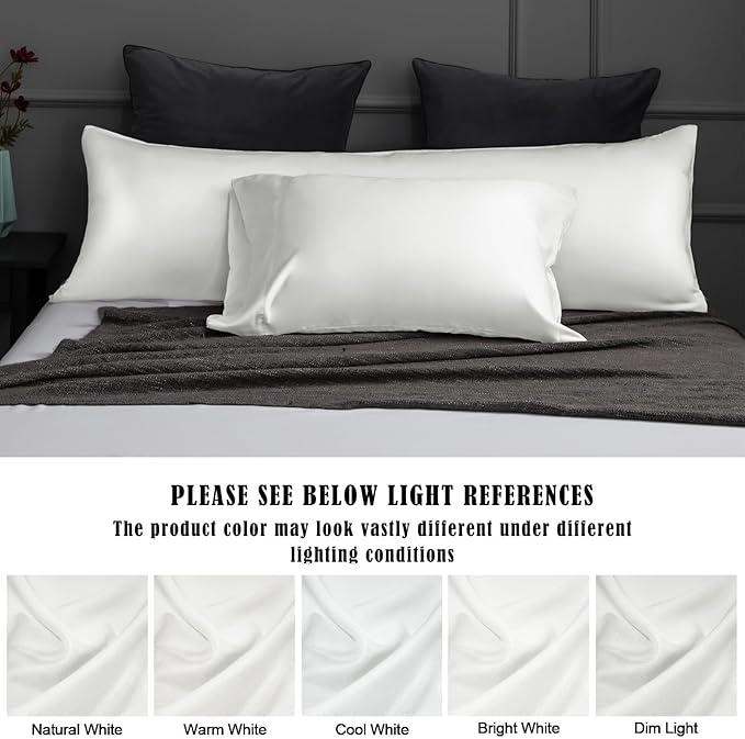 Bamboo Cooling Pillowcase Set - King - 20 x 40 in - 2 Pack - 2 Piece