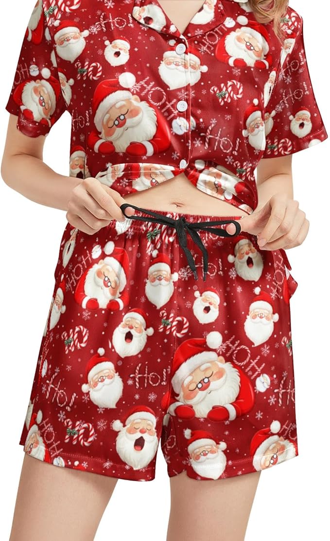 Women's Pajama Set - Short Sleeve - 2 Piece
