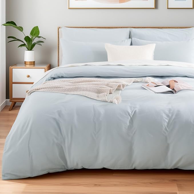 Linen Duvet Cover Set - Queen - 3 Piece