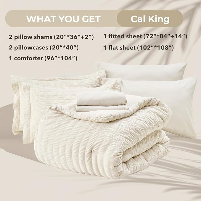 Comforter Set - California King - 7 Piece