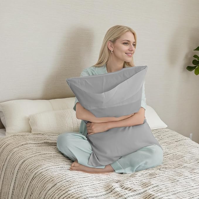 Bamboo Cooling Pillowcase Set - King - 20 x 40 in - 2 Pack - 2 Piece
