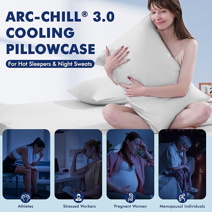 Cooling Pillowcase Set - King - 2 Piece