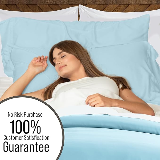 Bamboo Cooling Duvet Cover Set - Queen - 3 Piece