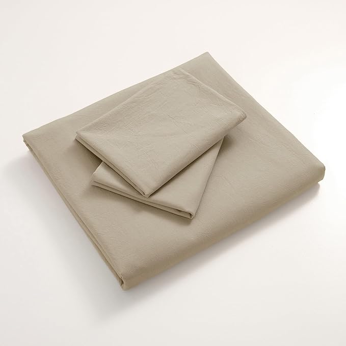 Linen Duvet Cover Set - Queen - 98 x 98 in - 3 Piece