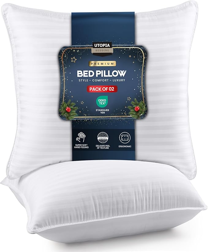 Down Alternative Cooling Bed Pillow - 2 Piece