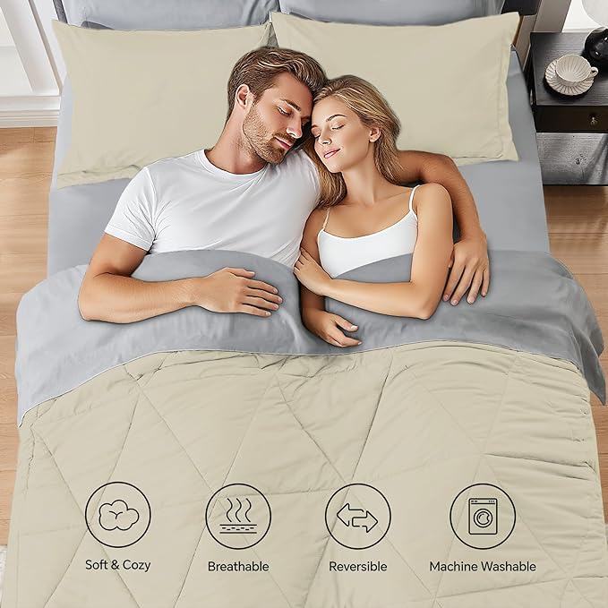 Microfiber Comforter Set - Full - 7 Piece