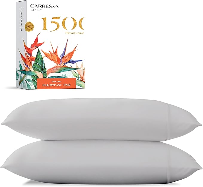 Linen Cooling Pillowcase Set - King - 2 Piece