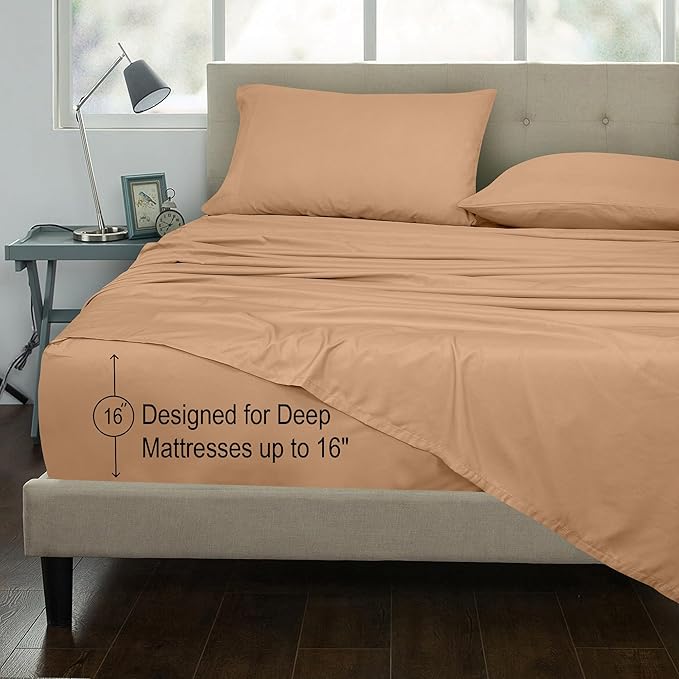 Bed Sheet Set - Queen - 4 Piece