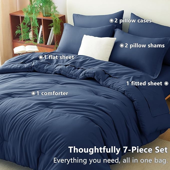 Comforter Set - King - 7 Piece