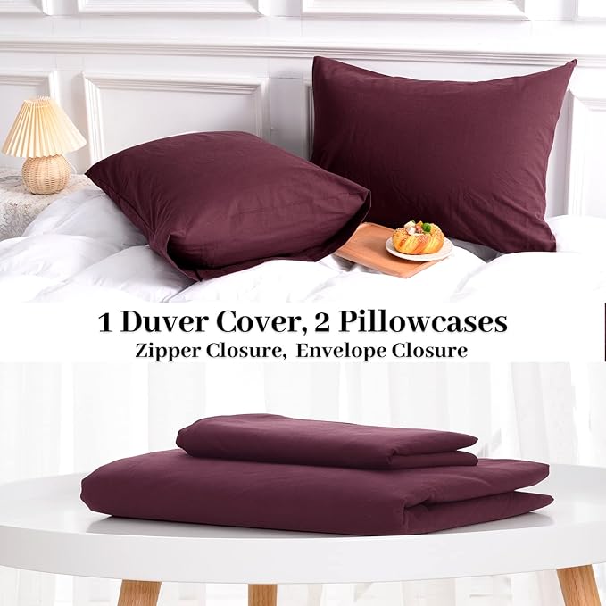 Linen Duvet Cover Set - 3 Piece