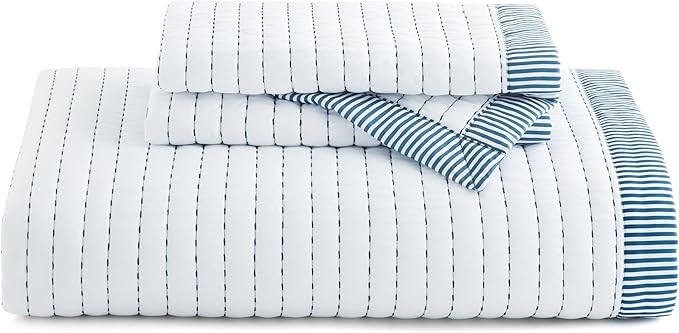 Microfiber Quilt Set - Twin - 2 Piece