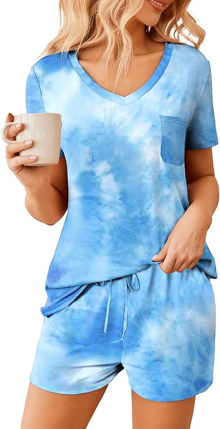 Women's Pajama Set - Short Sleeve - 2 Piece