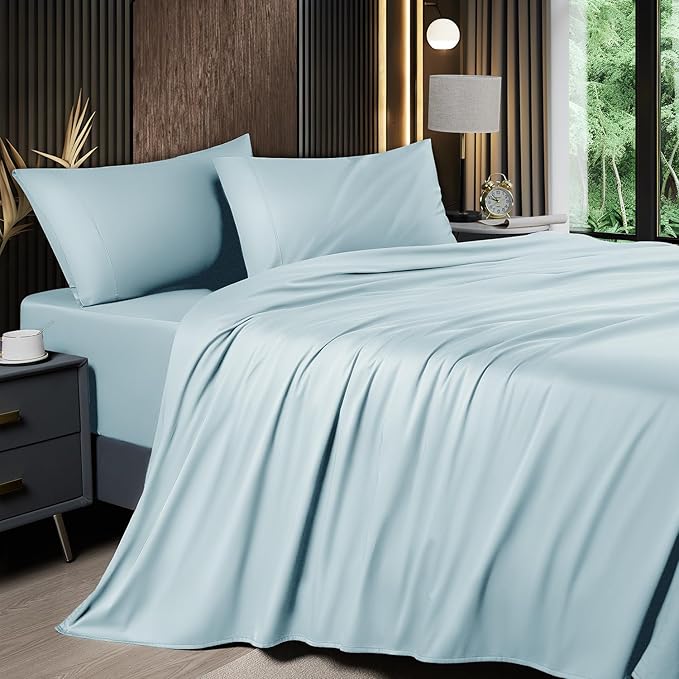 Bamboo Cooling Bed Sheet Set - Full - 4 Piece