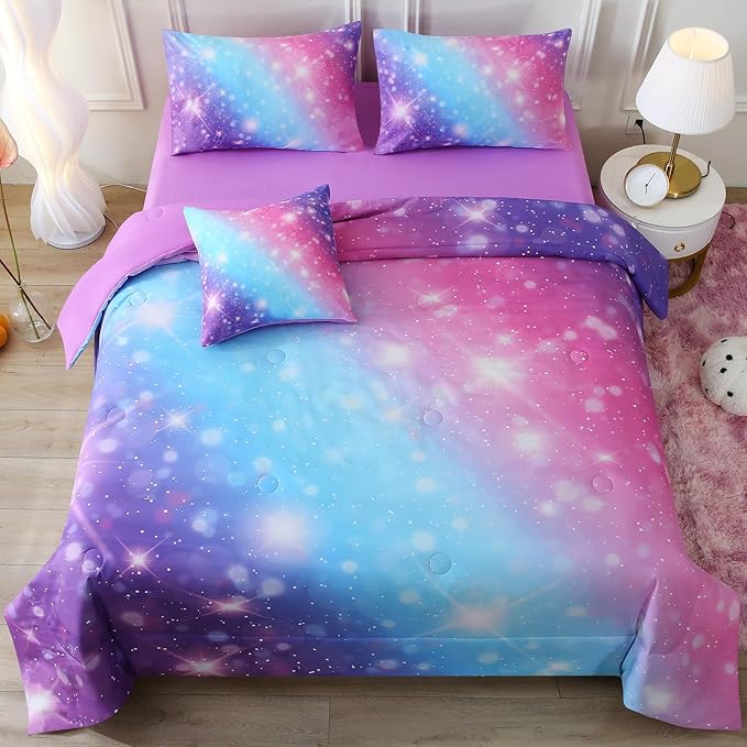Microfiber Comforter Set - Twin - 6 Piece