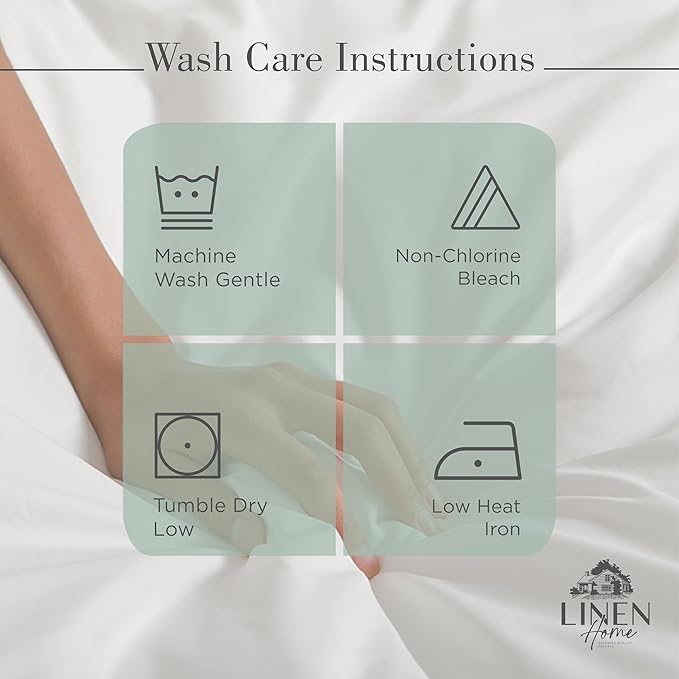 100% Cotton Bed Sheet Set - Twin - 3 Piece