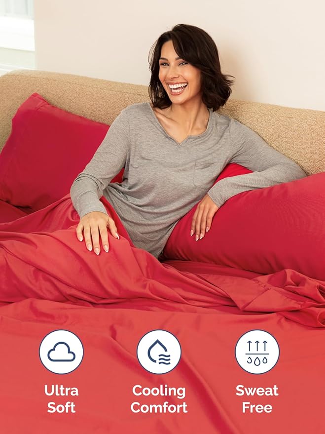 Cooling Bed Sheet Set - Twin XL - 4 Piece