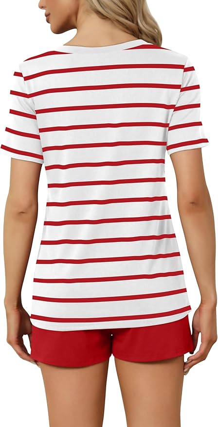 Women's Pajama Set - Short Sleeve - 2 Piece