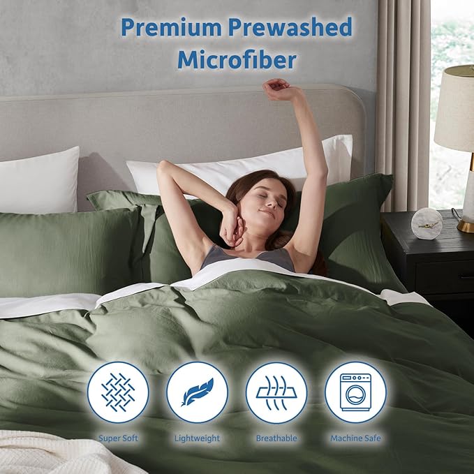 Duvet Cover Set - California King - 104 x 98 in - 3 Piece
