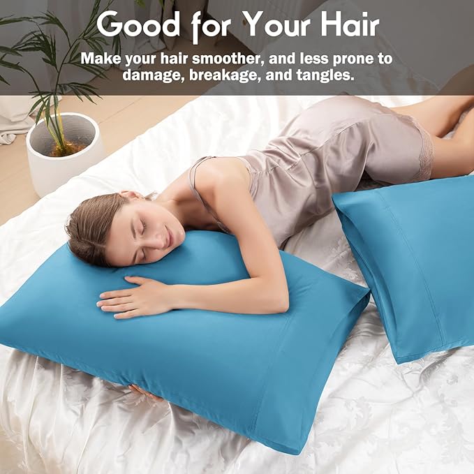 Bamboo Cooling Pillowcase Set - King - 2 Pack