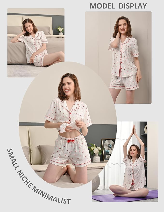 Women's 100% Cotton Pajama Set - 2 Piece