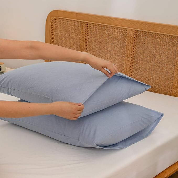 Linen Pillowcase Set - Standard - 20 x 26 in