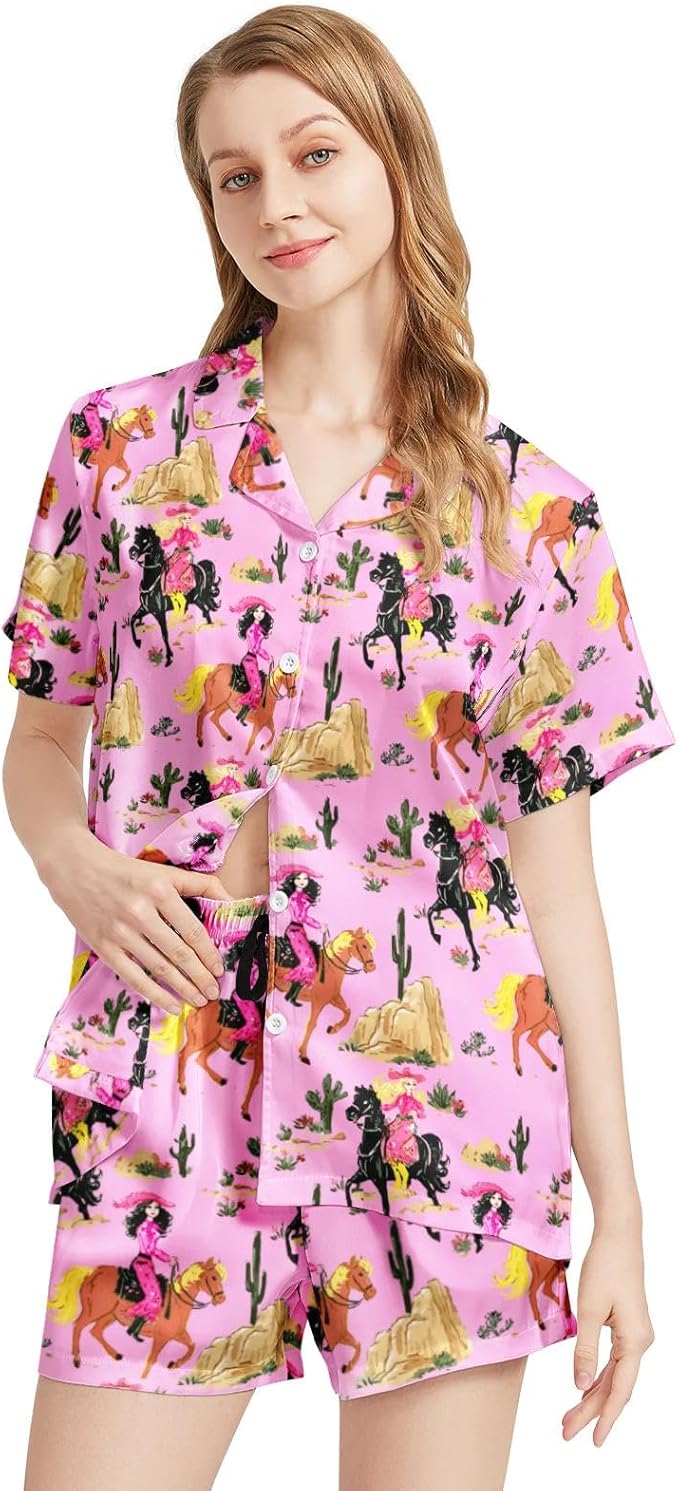 Women's Pajama Set - Short Sleeve - 2 Piece