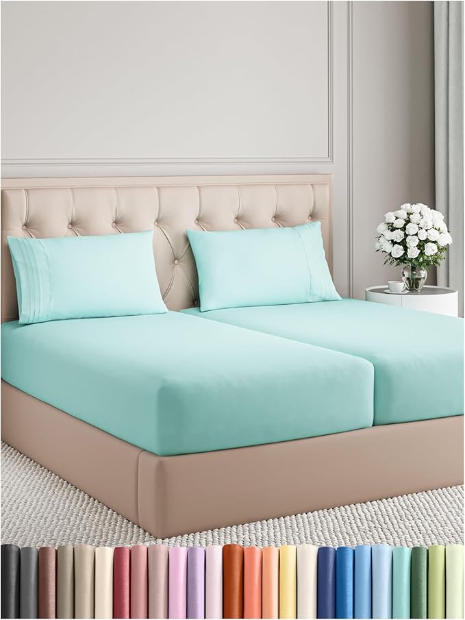 Cooling Bed Sheet Set - Split King - 5 Piece